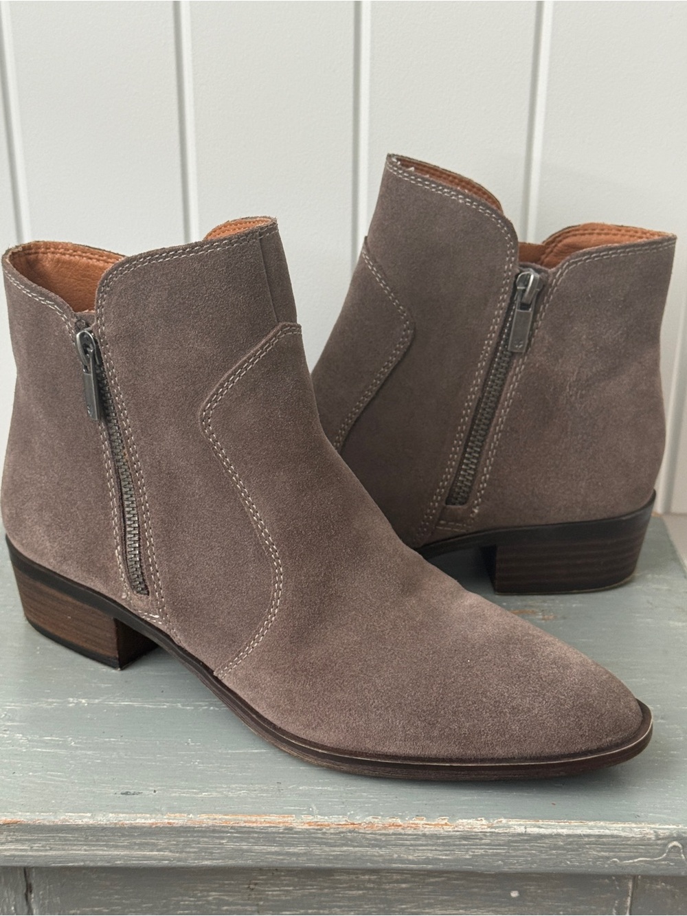 Lucky Brand Tayti Ankle Boots Size 7.5M
